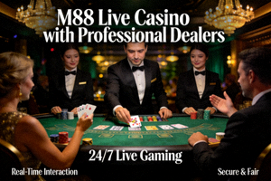 M88 Live Casino with Professional Dealers