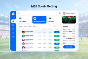 M88 Sports Betting Interface