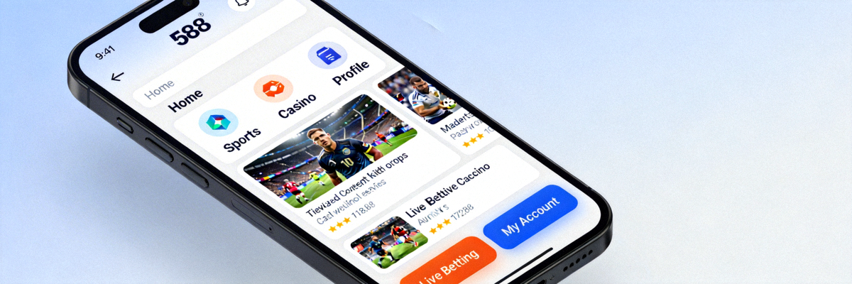 Tampilan hero M88 mobile yang menunjukkan antarmuka modern dan mudah digunakan di ponsel